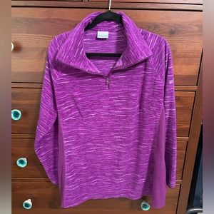 Like New Columbia fleece Half zip pullover